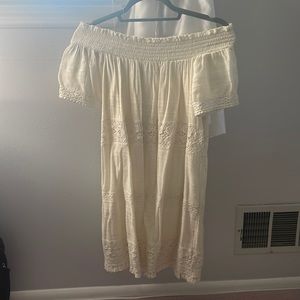 American Eagle off the shoulder lace dress